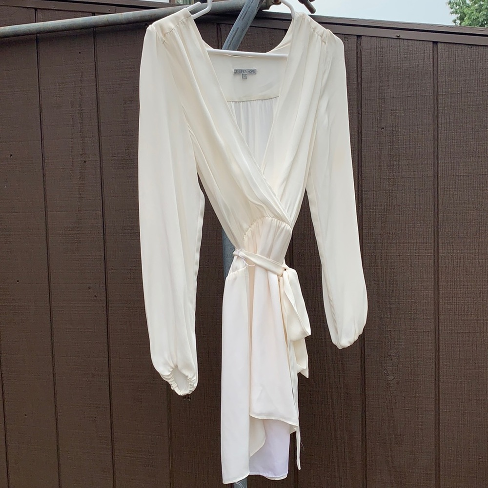 Jennifer Hope- Silk cream Dress